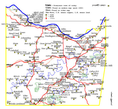 Old Towns of Franklin County, MO – Four Rivers Genealogical Society